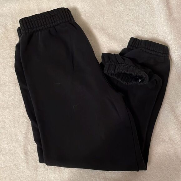 5T Garanimals black fleece lined gathered waist sweat pants - Picture 4 of 13